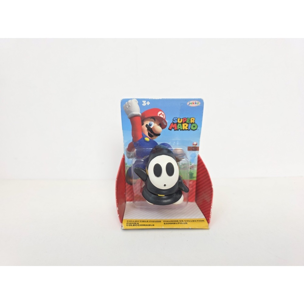 Jakks Pacific Super Mario figure Black Shy Guy New